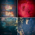 Collection of rusty old texture