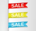 Collection of Sale, Banners, Labels, Tags, Tally Emblems, Cards, Flat design. Vector Royalty Free Stock Photo