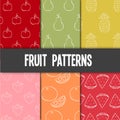 Fruit Patterns Royalty Free Stock Photo