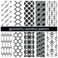 Seamless geometric pattern design background Royalty Free Stock Photo