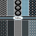 Collection of seamless pattern backgrounds