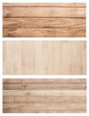 Collection Set Brown wood plank wall texture background banner f Royalty Free Stock Photo
