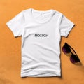 Collection of Realistic White T-Shirt Mockups for Men and Women