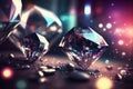 Beautiful diamonds, wealth, value, Generative AI