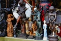 Collection of Small statues, Athens Flea Market, Greece