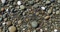 A collection of smooth, rounded pebbles Royalty Free Stock Photo