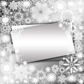 Collection of snowflakes Royalty Free Stock Photo