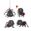 Collection of spider cartoon