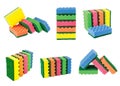Collection sponges for cleaning