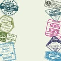 collection stamps travel