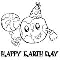 Collection stock earth day hand draw Royalty Free Stock Photo