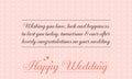 Collection stock of wedding greeting card simple style