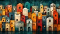 surreal geometric architecture