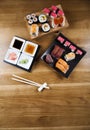 Collection of sushi Royalty Free Stock Photo