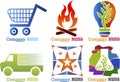 Collection symbols Royalty Free Stock Photo