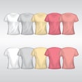 collection of t-shirts. Vector illustration decorative design