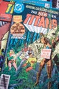 A collection of Teen Titans superhero comic books produced by DC Comics