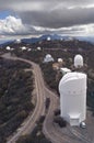 Collection of Telescopes atop Kitt Peak, Arizona Royalty Free Stock Photo