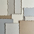 Various neutral shades, including cream, tan, grey, and beige, Royalty Free Stock Photo