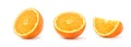 Collection of three Orange slices