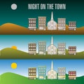 A Collection of Town Buildings