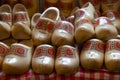 Collection traditional Dutch wooden shoes for sale