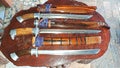 collection of traditional machetes, Indonesia