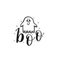 Collection Of Typographic Halloween Design. Inscriptions for cards, banner, poster, flyer.