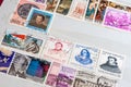 Old Italian stamps Royalty Free Stock Photo