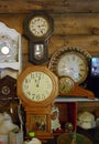 Antique clocks, wall clocks, mantel clocks, collection