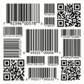 Vector image of a barcodes Royalty Free Stock Photo