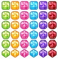 Candy Match Three Game Assets Royalty Free Stock Photo