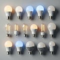 Highlights the diverse forms and functionalities of lighting Royalty Free Stock Photo