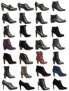 Collection of various types of female shoes Royalty Free Stock Photo