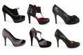 Collection of various types of stiletto shoes Royalty Free Stock Photo