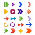 Collection of vector arrows