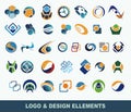 Collection of vector logo elements