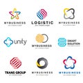 Collection of vector logos for your business.