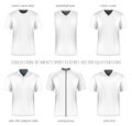 Collection of vector men sport clothes