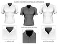 Collection of vector polo shirt