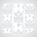 Collection vertical banners in the style of