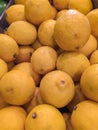 a collection of very yellow lemons