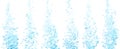 collection water bubble blue oxygen air Royalty Free Stock Photo