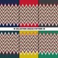 Collection Wave or Zigzag Lines Pattern.Geometric ethnic stripes background .Design for wrapping paper,wallpaper,fabric,textile,