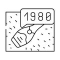 collection wine line icon vector illustration