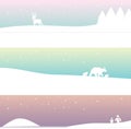 collection of winter banner designs. Vector illustration decorative design Royalty Free Stock Photo