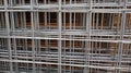 collection of wiremesh iron at a building materials store Royalty Free Stock Photo