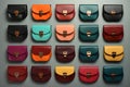 Collection of Woman Purses - Ai Generated
