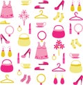 Collection of womans accessories
