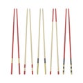 Collection of wooden chopsticks